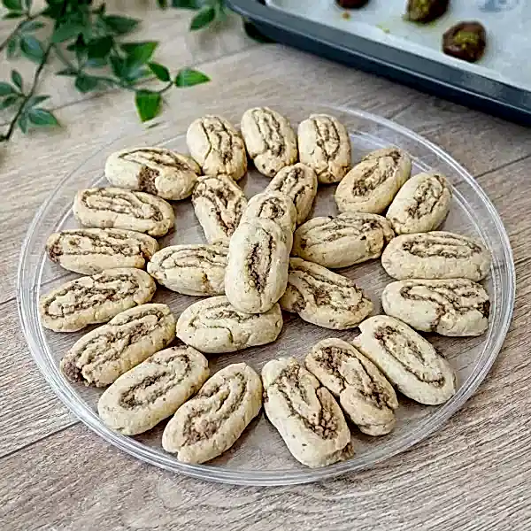 Tahinli Cevizli Sarma Un Kurabiyesi